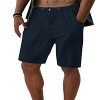Glonme Mens luctring со џебови од плажа шорцеви одмор одмор летни кратки панталони еластично тренирање на половината на дното