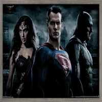 Стрип Филм - Бетмен против Супермен - Трио Ѕид Постер, 14.725 22.375