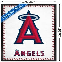Лос Анџелес Ангели 24.25 35.75 Врамени Конци Логото Постер