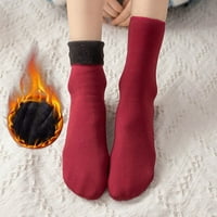 Парови Многу Жени Мажи Зимски Чорапи Топли Задебелени Термални Снежни Чизми Подни Чорапи Мека Кадифена Волна Кашмир Домашно