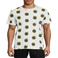 Машка машка маичка за вески, среќна кошула за графичка мета, големини XS-2XL, маици за мажи
