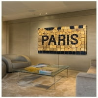 Сликање на Париз Мозаик “на завиткано платно