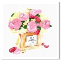 Wynwood Studio отпечатоци n вазна цветни и ботанички флорали wallидни уметности платно печати розово пастелно розово 20x20