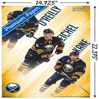 Trends International NHL Buffalo Sabers - Постер за тимски wallидови 14.725 22.375 Премиум постер и пакет на планината