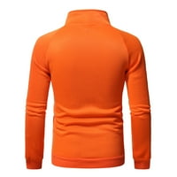 Simplmasygeni Manive долги ракави врвови на врвови за летни кошули мажи обични крпеници спортски патент со долги ракави блуза