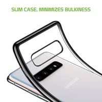 Galaxy S Lite, тенок транспарентен случај со TPU рамка за Samsung Galaxy S Lite by Cellet - црна чиста
