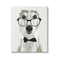 Ступел Смешно Куче Формални Очила За Чаши Животни И Инсекти Сликарска Галерија Завиткано Платно Печатење Ѕидна Уметност