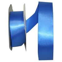 Reliant Ribbon Single Face Satin All Iim Iim Iim Iimame Royal Blue Polyester Ribbon, 1800 1,5