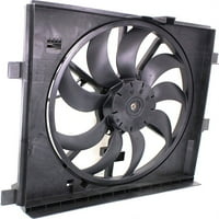 Замена на склопување на вентилаторот за ладење Repn компатибилен со радијаторот за 2011- Нисан ukeук