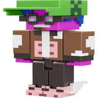 Minecraft Создателот Серија Зајаче Влечки + Шарени Вратоврска Акција Слика
