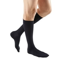 mediven за мажи изберете Hg Теле Високо Затворени Чорапи За Компресија На Прстите, Црна, III-Висока