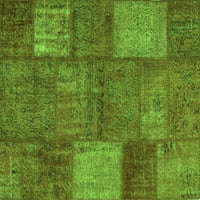 Ахгли Компанија Затворен Правоаголник Крпеница Зелена Преодна Површина Килими, 7'9'