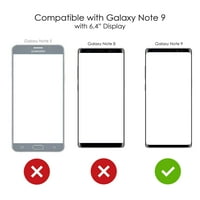 Посебна Јасна Хибридна Кутија Отпорна На Удари За Samsung Galaxy Note-Tpu Браник Акрилен Заштитник На Екранот Од Калено Стакло-13.