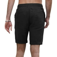 ханксиулин машки летни обични врвки за влечење ручани шорцеви панталони цврсти џебни шорцеви