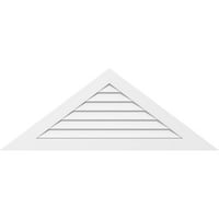 60 W 12-1 2 H Триаголник Површински монтирање PVC Gable Vent Pitch: Нефункционален, W 3-1 2 W 1 P Стандардна рамка
