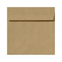 Коверти за коверти и печати на хартија од плоштад, 70lb, 1 2, кафеава торба за намирници, пакет