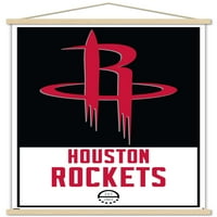 Хјустон Ракети - Логото Ѕид Постер, 14.725 22.375