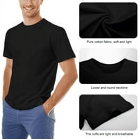 Одлична Плажа Вуди Сурфање Дизајн Краток Ракав Менс Круг Вратот Црна маица