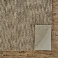 Kno природно рачно изработено килим, цврста боја, гулаб сива, 8ft 11ft