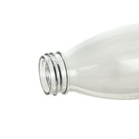 Главни места Оз чиста и сребрена пластична шише со вода со капаче за завртки