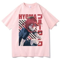 Jhpkjanime Blue Lock Chigiri Hyoma Print Tshirt Man Woman Busiverised Manga обична маица Машка црна маица јапонска машка улична облека