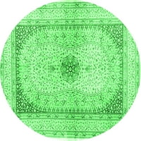 Ахгли Компанија Затворен Круг Персиски Зелен Традиционален Простор Килими, 6 ' Круг