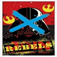 Војна На Ѕвездите: Сага-Вејдер Бунтовнички Ѕид Постер, 22.375 34