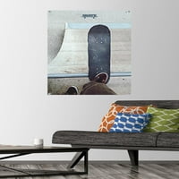 Скејтбординг-Пад На Ѕиден Постер со Штипки, 22.375 34