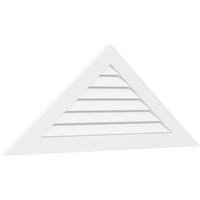 82 W 20-1 2 H Триаголник Површински монтирање ПВЦ Гејбл Вентилак: Функционален, W 3-1 2 W 1 P Стандардна рамка