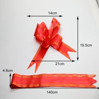 Дајбај поставете влече лакови мазна површина на лак-јазол, повлечете ги цветните панделки за завиткување на подароци за завиткување