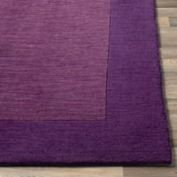 Уметнички ткајачи Foxcroft Violet Modern 6 'квадратни подрачја килим