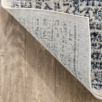 Добро ткаени Топкапи Песаро Медалјон Ориентално светло сино гроздобер потресено 7'10 9'10 Област килим