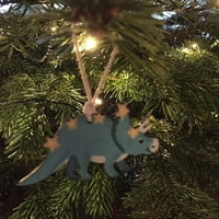 Персонализирана Декорација На Диносауруси, Божиќен Приврзок Од Самостојно Дрво За Новогодишна Елка, Декор За Домови За Забави