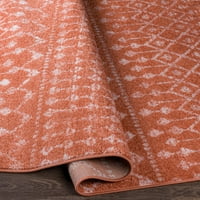 Уметнички ткајачи Честер ориентална област килим, 'рѓа, 7'10 10'3