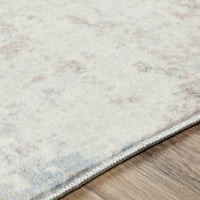 Уметнички ткајачи Роми Апстрактна област килим, таупе, 6'7 круг