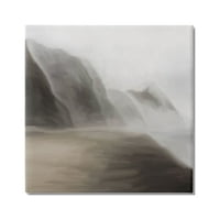 Sulpell Industries Serene Mountain Payscape Faggy Abstrict Clouds Canvas Wallидна уметност, 36, дизајн од JJ Design House LLC