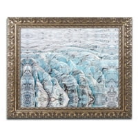 Трговска марка ликовна уметност „вечен мраз“ платно уметност од Филип Саинте-осакатен, златен украсен рамка