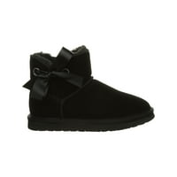 Павз од Bearpaw Amelia fau Fur Leded Suede глуждот лак bootie