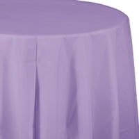 Бујна лаванда виолетова тркалезна пластични чаршафи, брои