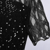 Kakina s armенски кошули за летни жени обични печатени гази за спојување на лабава лабава фустан од вратот со краток ракав