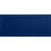 Luxpaper Коверти со целосен прозорец за лице W Peel & Притиснете, 1 2, морнарица сина, 500 пакет