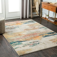 Уметнички ткајачи Апстрактна област килим, 10 '7'