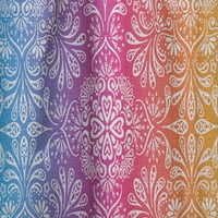 DesignArt 'Етничка цветна шема на Панел за завеси на виножитото и еклектична завеса