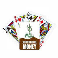 Мексико Кактус Пејзаж Мексикански Покер Играње Карти Смешни Рака Игра