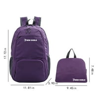 Лесен ранец за пешачење ранец отпорен на вода, 20L пакуван дневен пакет со мал ранец за патување