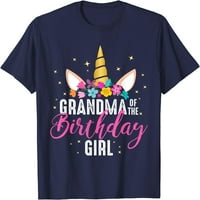 Баба На Роденденската Девојка Баба Подарок Еднорог Роденден Маица