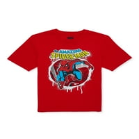 Marvel Boys Spider-Man City Slinger графичка маица, големини 4-18