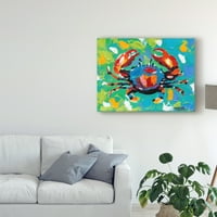 Трговска марка ликовна уметност 'Seaside Crab I' Canvas Art by Carolee Vitaletti
