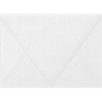Luxpaper Коверти за покана за размавта на контурата, 1 4, бела постелнина, 80lb, 1, пакет