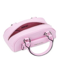 Чанта за женски куќички Madden NYC со џеб, светло розова